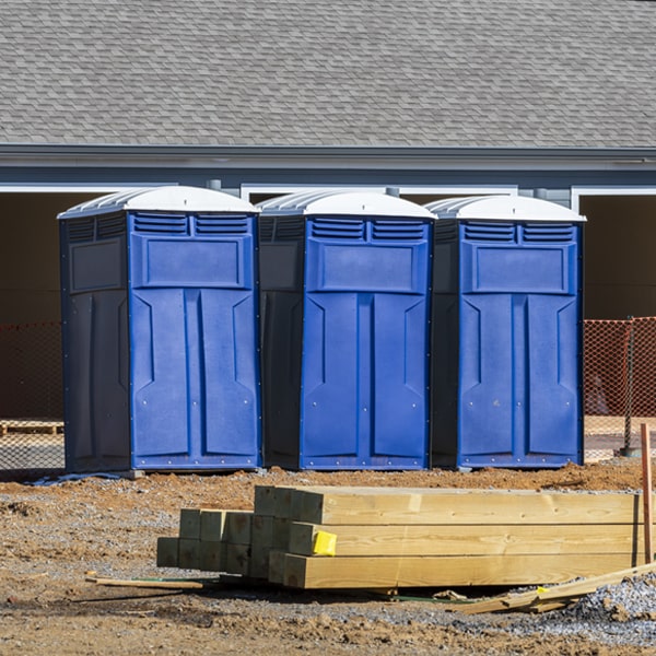 are there any restrictions on what items can be disposed of in the portable restrooms in Valle Crucis NC